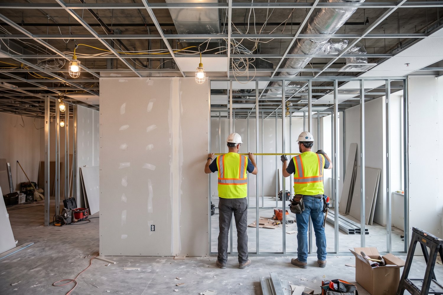 pennant-tenant-improvement-framing